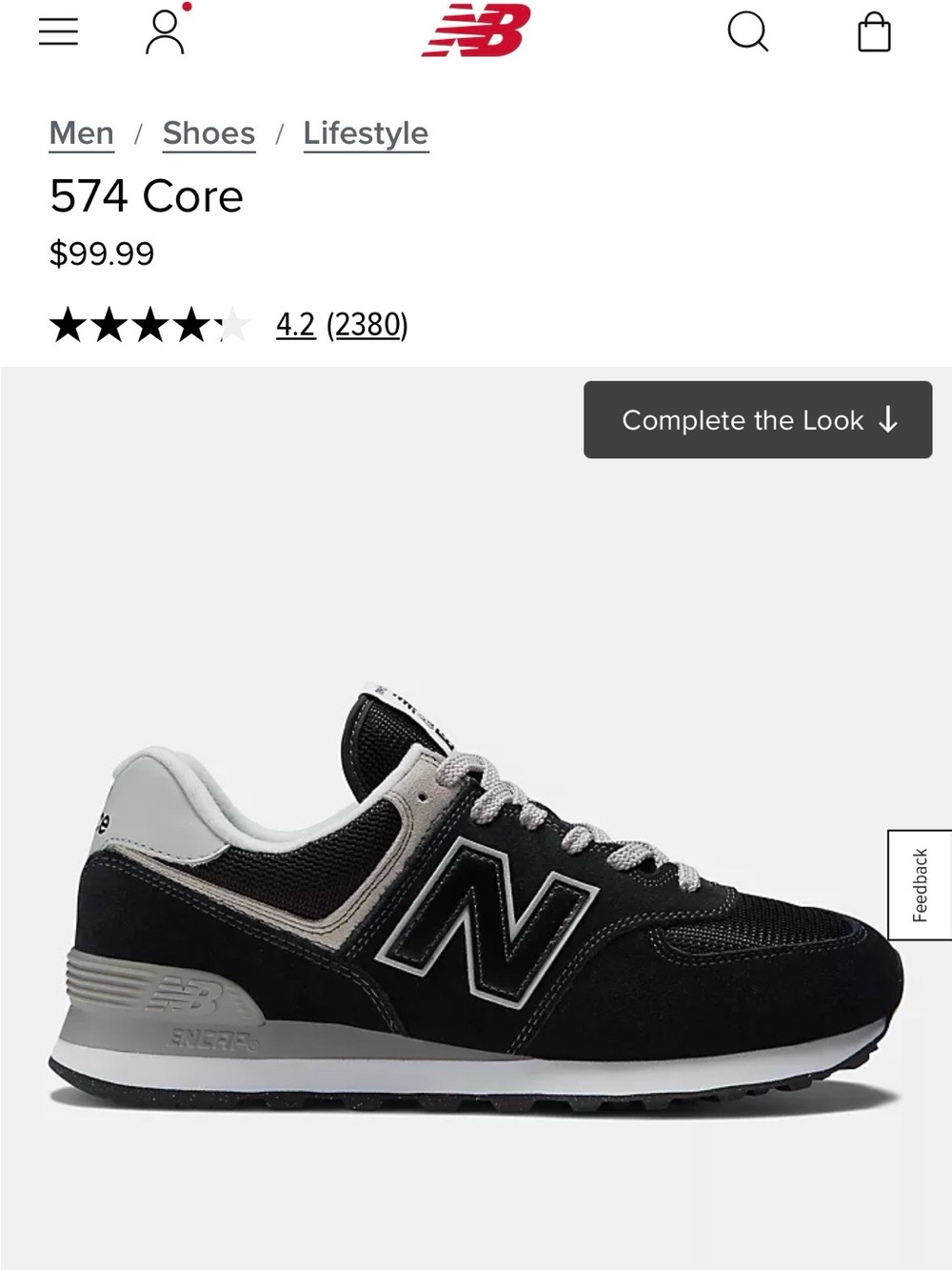 New Balance Women’s 574 Core - Picture 6 of 6